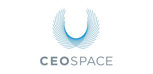 Vibrant blue abstract logo with dynamic curved lines forming a U-shape, representing innovative media solutions for impactful storytelling.